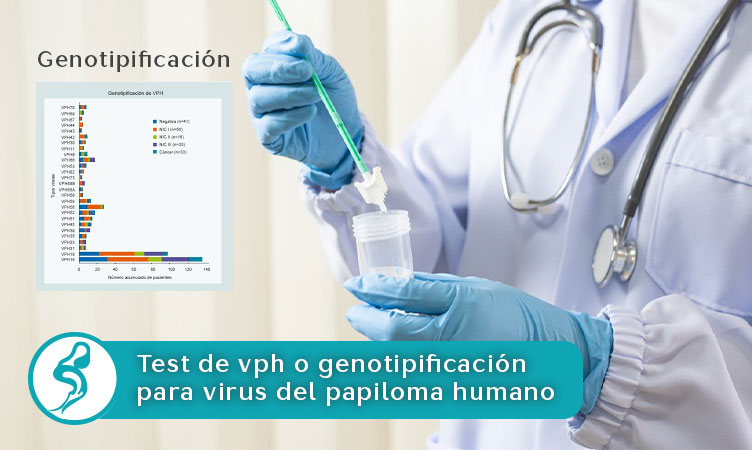 El Dr. Edgar Rivera realiza el test de VPH o genotipificación